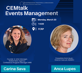 CEMtalks - luni 20.03, ora 14:00